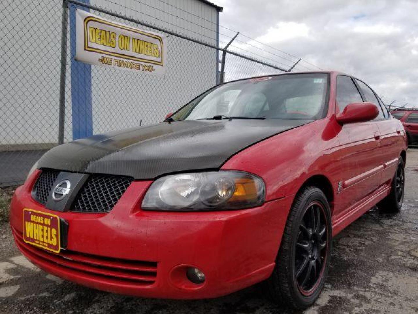 2006 Code Red Nissan Sentra SE-R Spec V (3N1AB51A16L) with an 2.5L L4 DOHC 16V engine, 6-Speed Manual transmission, located at 1800 West Broadway, Missoula, 59808, (406) 543-1986, 46.881348, -114.023628 - Photo#0