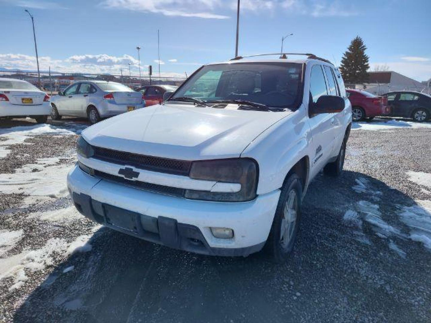 2003 Chevrolet TrailBlazer LS 4WD (1GNDT13S232) with an 4.2L L6 DOHC 24V engine, 4-Speed Automatic transmission, located at 4801 10th Ave S,, Great Falls, MT, 59405, 47.494347, -111.229942 - Are you in the market for a reliable and affordable SUV in Great Falls, MT? Look no further than this pre-owned 2003 Chevrolet TrailBlazer available at DOW - Great Falls. Priced at $14,495, this TrailBlazer is a great option for anyone looking for a versatile and spacious vehicle. This Chevrolet Tr - Photo#0