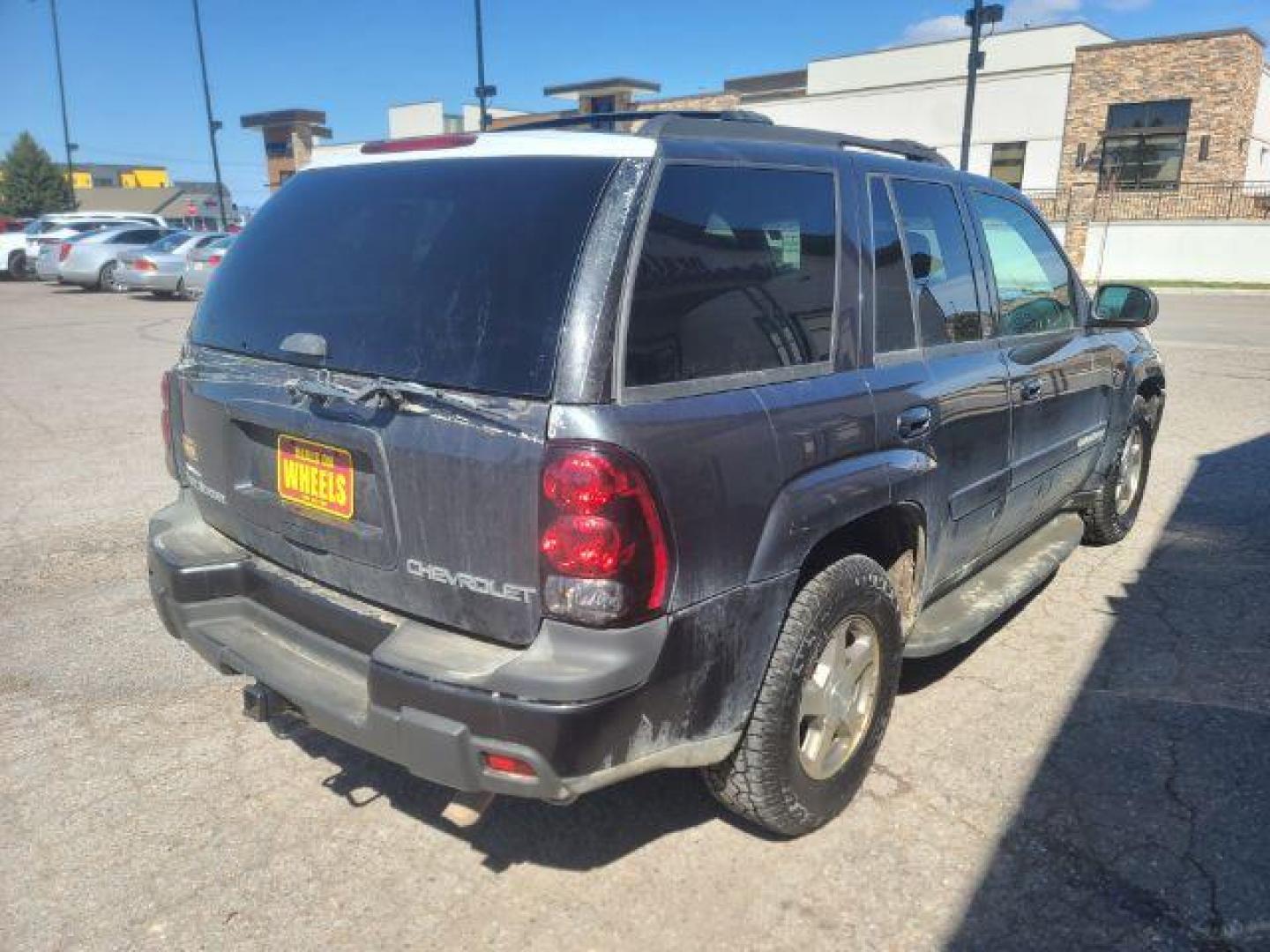 2004 Dark Gray Metallic Chevrolet TrailBlazer LT 4WD (1GNDT13S342) with an 4.2L L6 DOHC 24V engine, 4-Speed Automatic transmission, located at 1800 West Broadway, Missoula, 59808, (406) 543-1986, 46.881348, -114.023628 - Photo#3