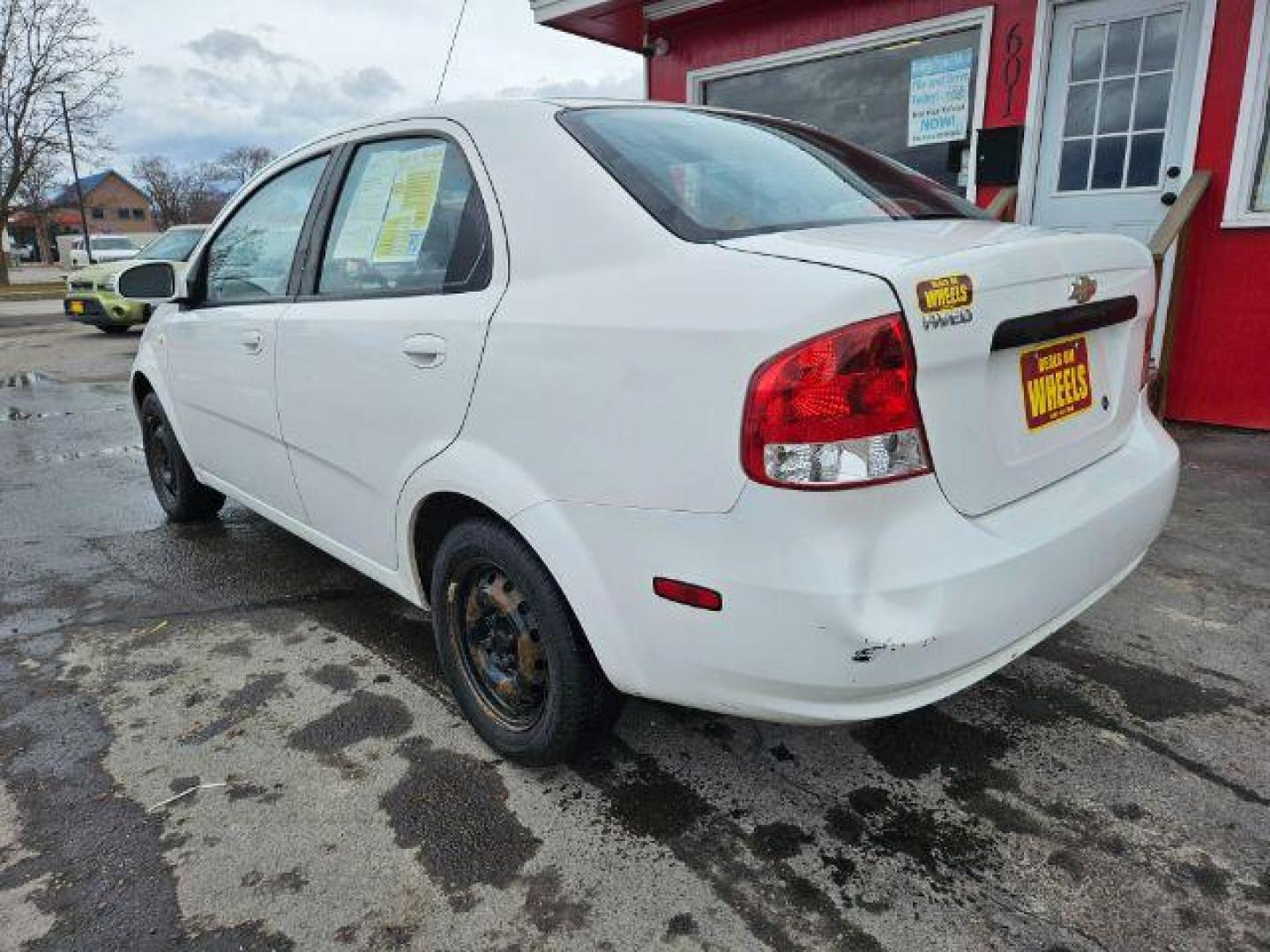 2005 Chevrolet Aveo Special Value Sedan (KL1TD52655B) with an 2.2L L4 DOHC 16V engine, 5-Speed Manual transmission, located at 601 E. Idaho St., Kalispell, MT, 59901, 48.203983, -114.308662 - Photo#2