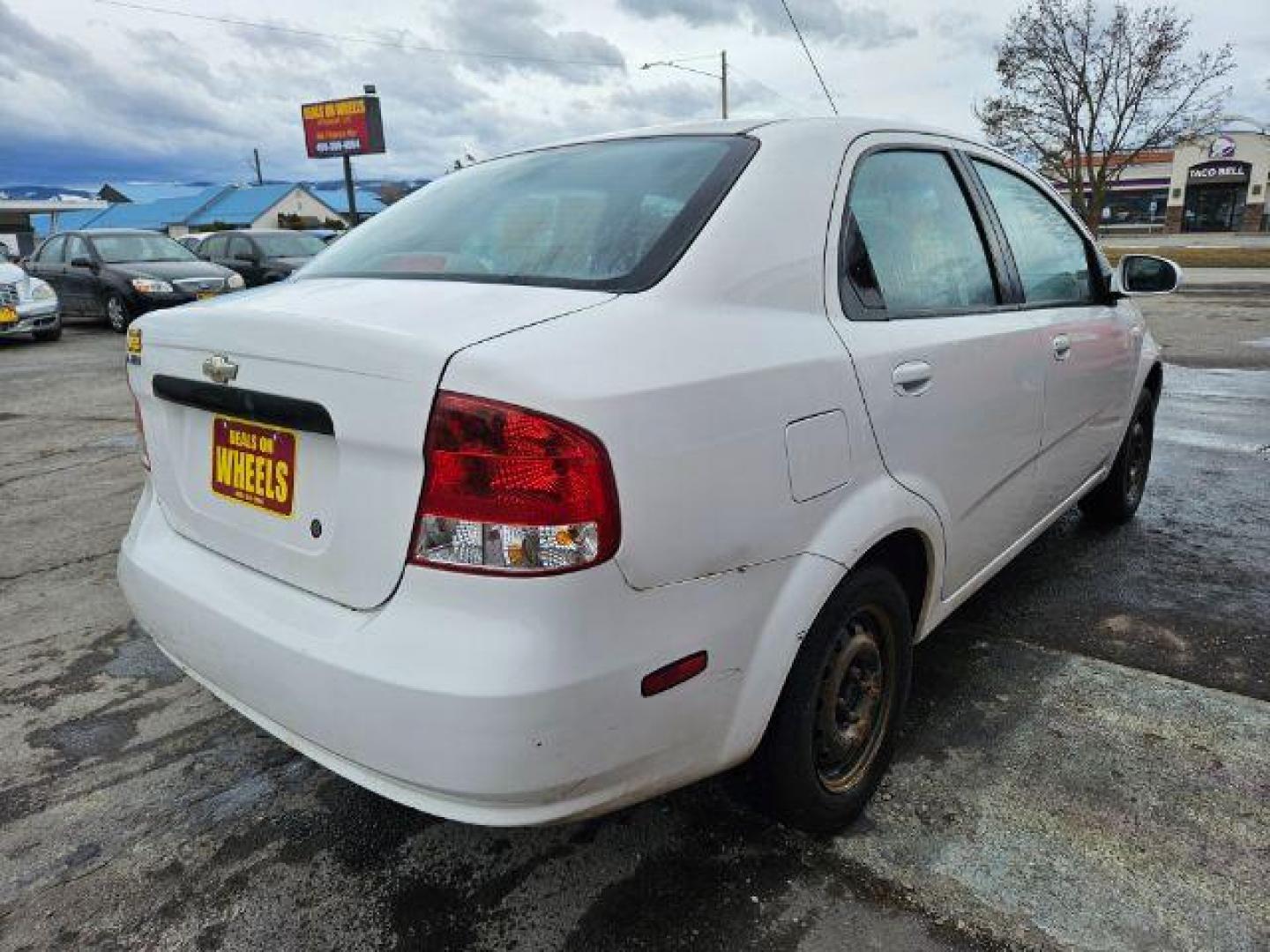 2005 Chevrolet Aveo Special Value Sedan (KL1TD52655B) with an 2.2L L4 DOHC 16V engine, 5-Speed Manual transmission, located at 601 E. Idaho St., Kalispell, MT, 59901, 48.203983, -114.308662 - Photo#4