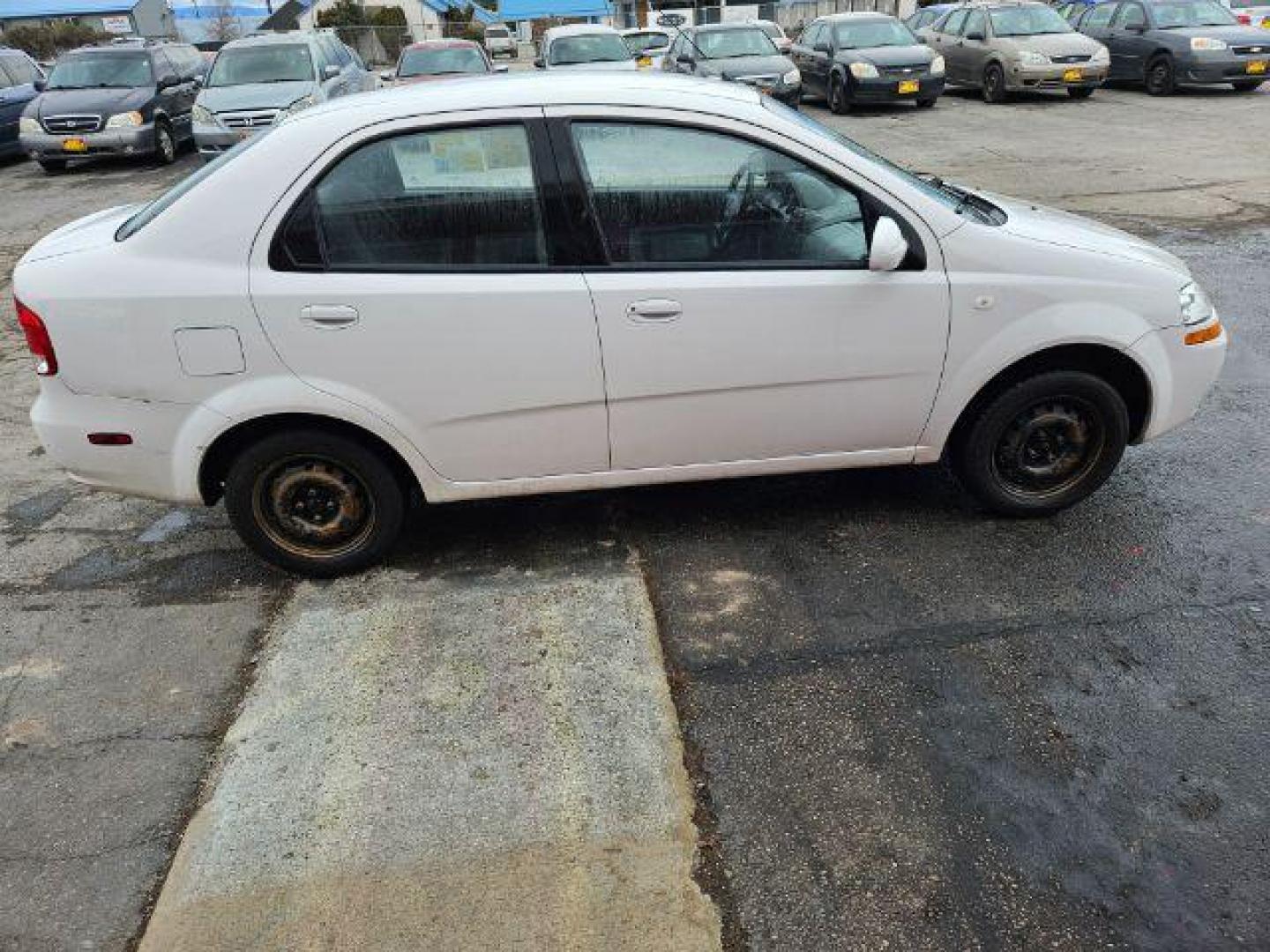 2005 Chevrolet Aveo Special Value Sedan (KL1TD52655B) with an 2.2L L4 DOHC 16V engine, 5-Speed Manual transmission, located at 601 E. Idaho St., Kalispell, MT, 59901, 48.203983, -114.308662 - Photo#5