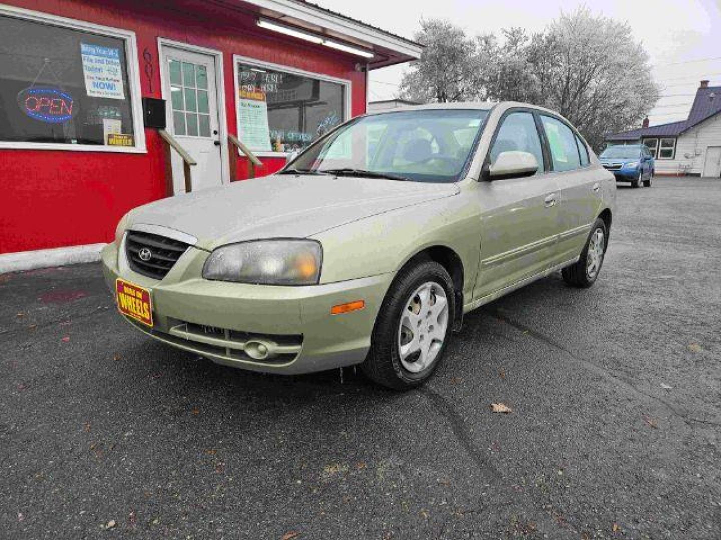 2006 Hyundai Elantra GLS 4-Door (KMHDN46D96U) with an 2.0L L4 DOHC 16V engine, located at 601 E. Idaho St., Kalispell, MT, 59901, 48.203983, -114.308662 - Photo#0