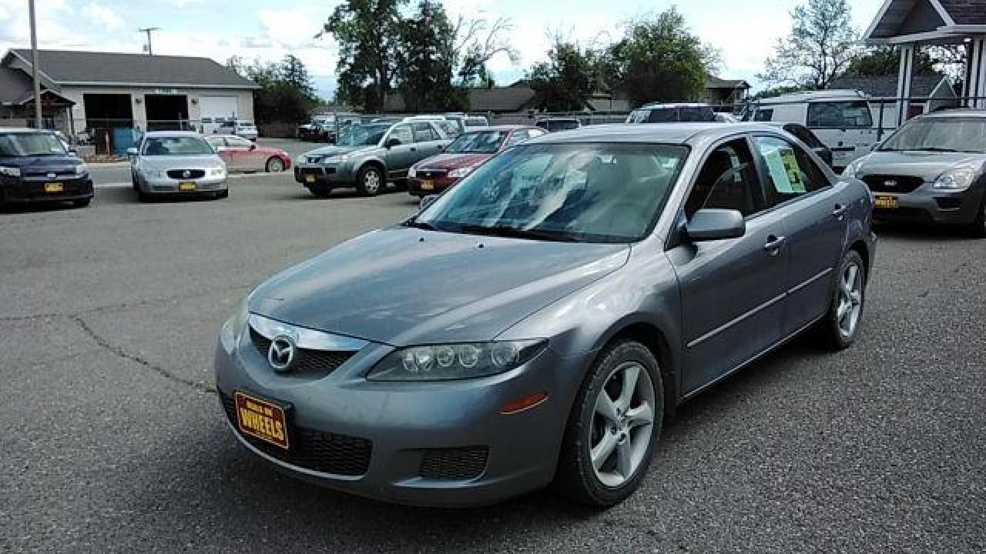 2006 Mazda Mazda6 I Sports Sedan (1YVHP80C365) with an 2.3L L4 DOHC 16V engine, located at 1800 West Broadway, Missoula, 59808, (406) 543-1986, 46.881348, -114.023628 - Looking for a reliable and affordable sedan in Helena, MT? Look no further than this pre-owned 2006 Mazda Mazda6 I Sports Sedan available at DOW - Helena. Priced at $12,995, this Mazda6 is a great option for those on a budget. With its impressive features and excellent performance, it's sure to meet - Photo#0