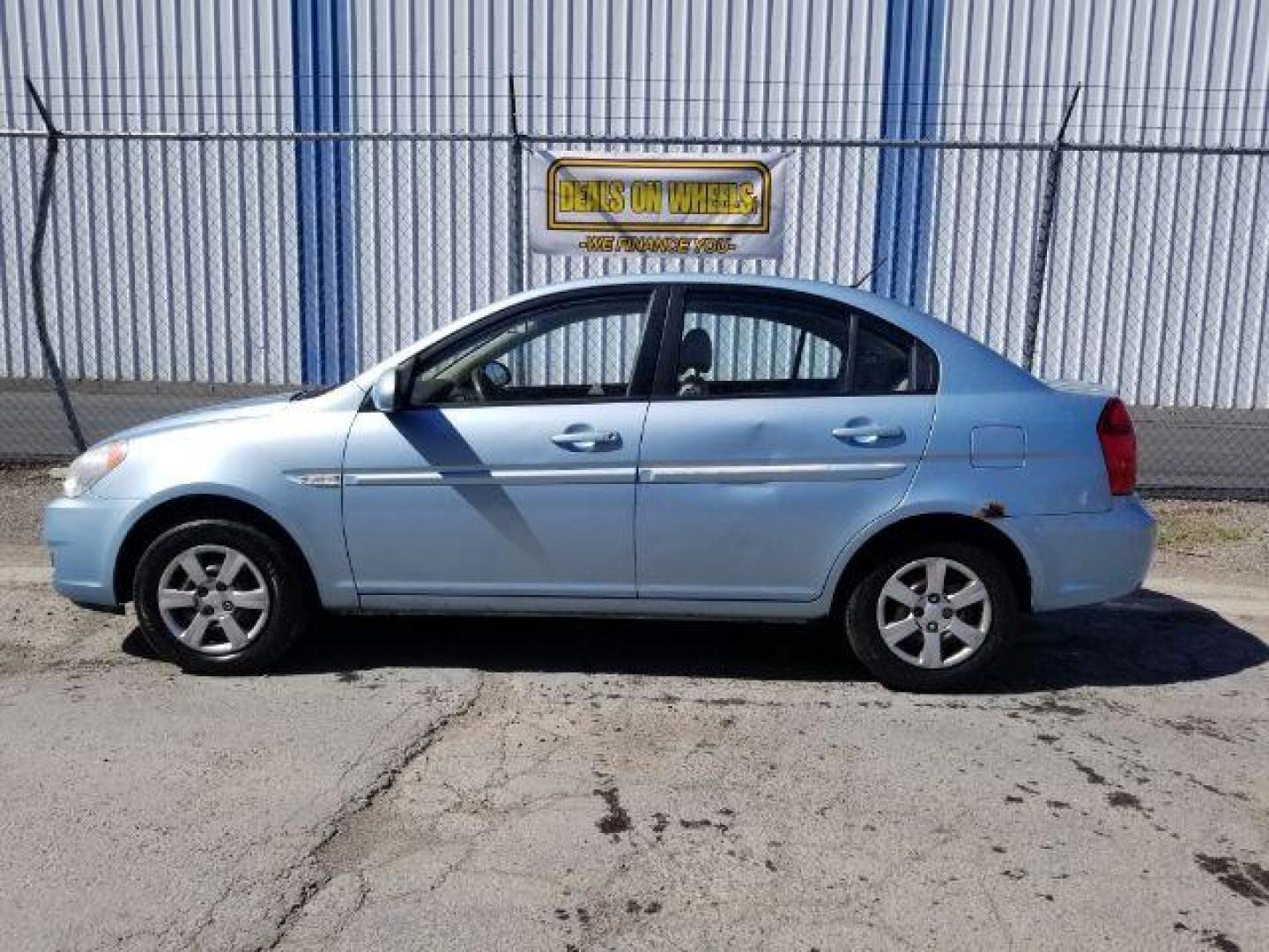 2007 Hyundai Accent GLS 4-Door (KMHCN46CX7U) with an 1.6L L4 DOHC 16V engine, located at 601 E. Idaho St., Kalispell, MT, 59901, 48.203983, -114.308662 - Photo#2