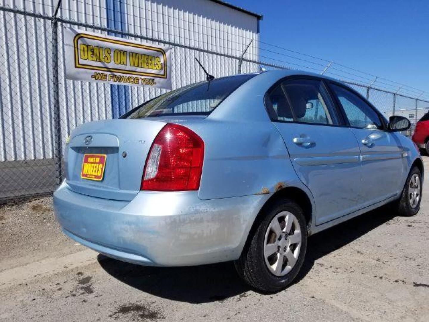 2007 Hyundai Accent GLS 4-Door (KMHCN46CX7U) with an 1.6L L4 DOHC 16V engine, located at 601 E. Idaho St., Kalispell, MT, 59901, 48.203983, -114.308662 - Photo#4