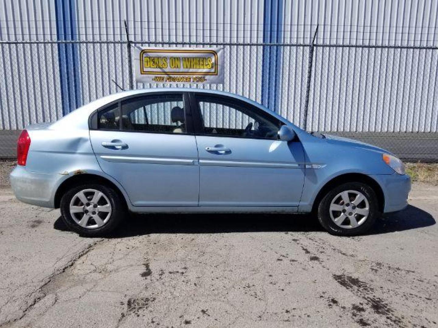 2007 Hyundai Accent GLS 4-Door (KMHCN46CX7U) with an 1.6L L4 DOHC 16V engine, located at 601 E. Idaho St., Kalispell, MT, 59901, 48.203983, -114.308662 - Photo#5