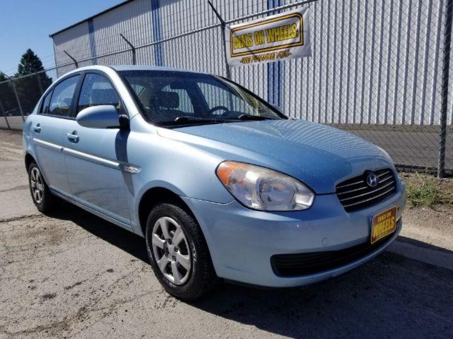 2007 Hyundai Accent GLS 4-Door (KMHCN46CX7U) with an 1.6L L4 DOHC 16V engine, located at 601 E. Idaho St., Kalispell, MT, 59901, 48.203983, -114.308662 - Photo#6