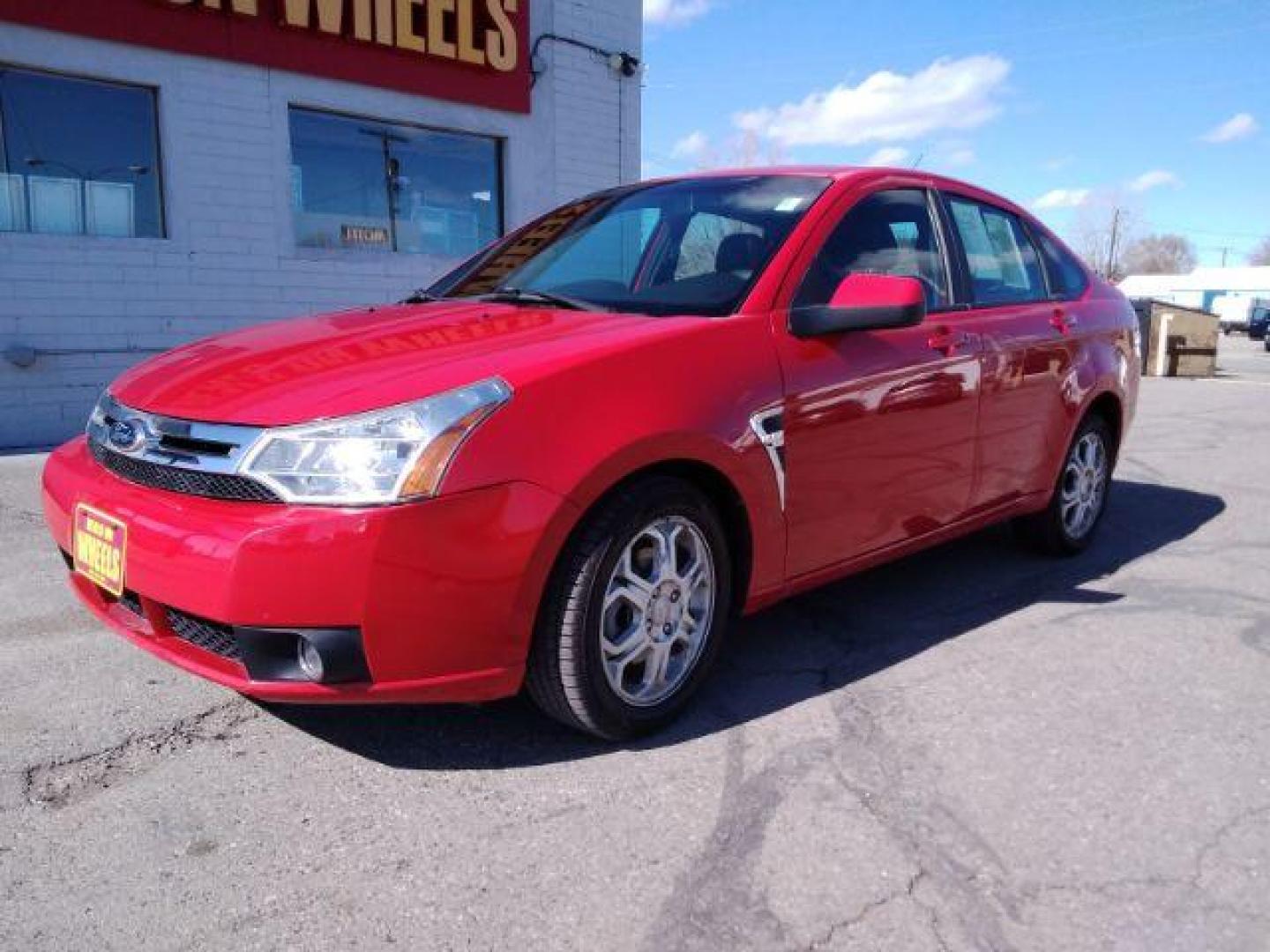 2008 Ford Focus SES Sedan (1FAHP35N98W) with an 2.0L L4 DOHC 16V engine, located at 4047 Montana Ave., Billings, MT, 59101, 45.770847, -108.529800 - Photo#1