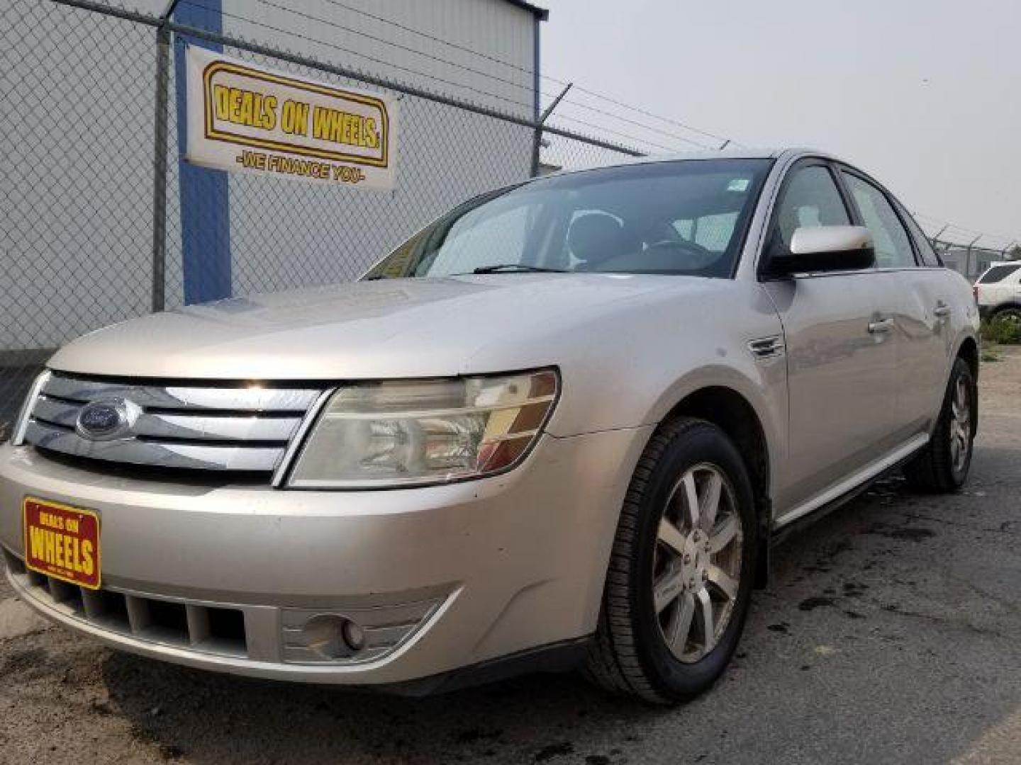 2008 Silver Birch Metalli Ford Taurus SEL (1FAHP24W08G) with an 3.5L V6 DOHC 24V engine, 6-Speed Automatic transmission, located at 4801 10th Ave S,, Great Falls, MT, 59405, 47.494347, -111.229942 - Photo#0