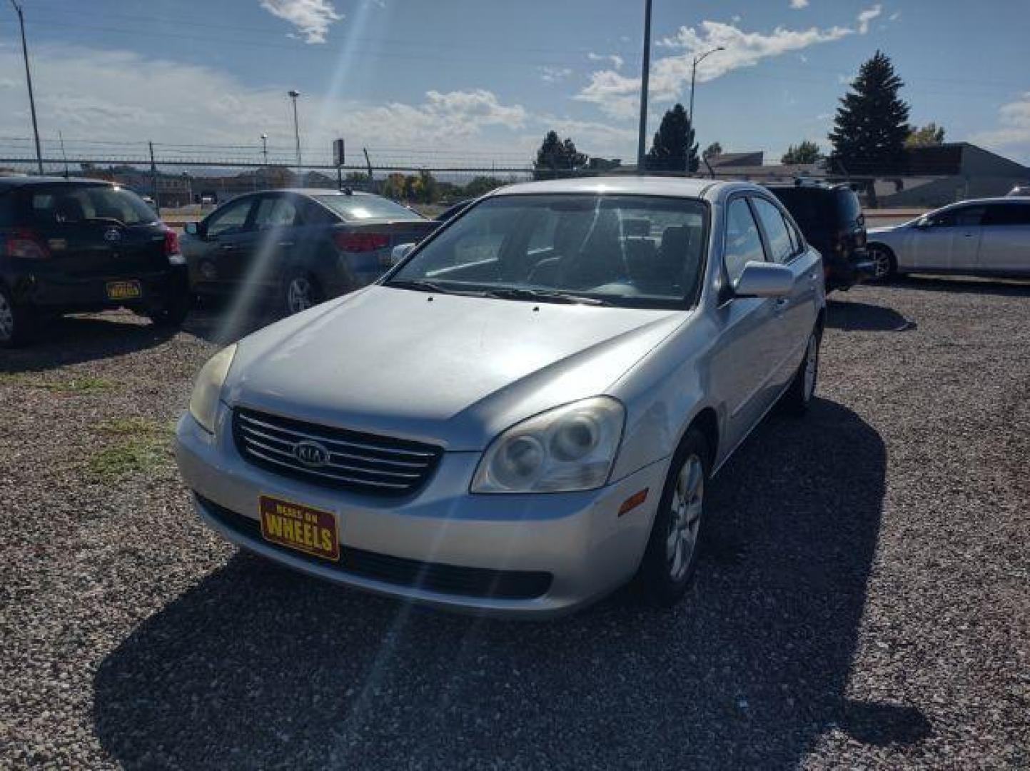 2008 Kia Optima LX V6 (KNAGE124485) with an 2.7L V6 DOHC 24V engine, 4-Speed Automatic transmission, located at 1800 West Broadway, Missoula, 59808, (406) 543-1986, 46.881348, -114.023628 - Photo#0