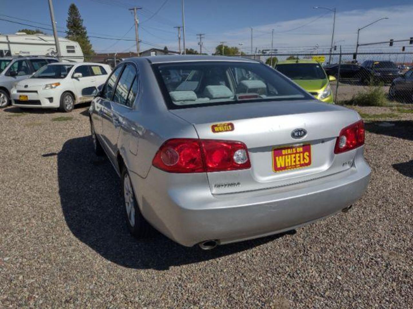 2008 Kia Optima LX V6 (KNAGE124485) with an 2.7L V6 DOHC 24V engine, 4-Speed Automatic transmission, located at 1800 West Broadway, Missoula, 59808, (406) 543-1986, 46.881348, -114.023628 - Photo#2