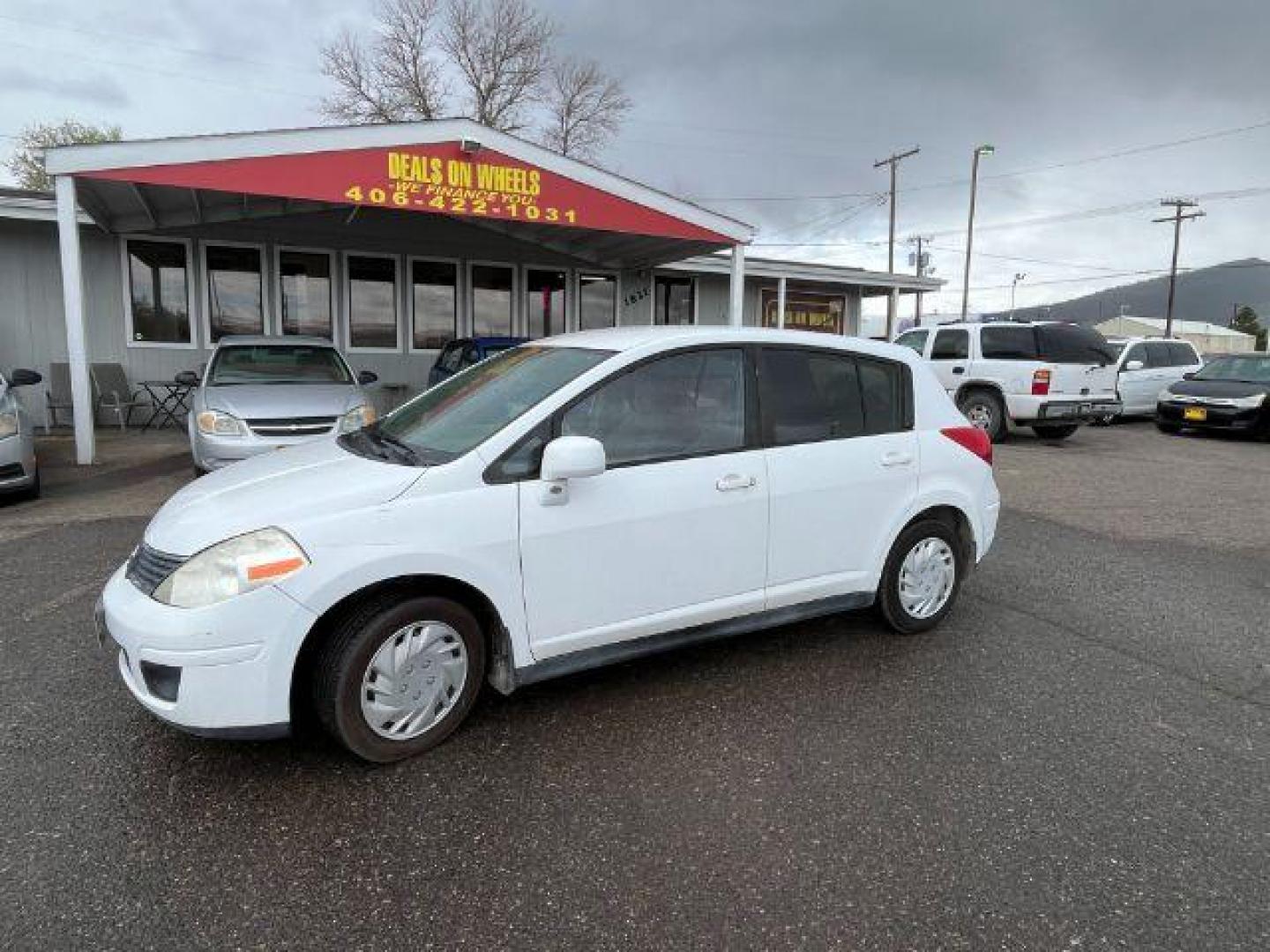 2008 Fresh Powder Nissan Versa 1.8 S (3N1BC13E48L) with an 1.8L L4 DOHC 16V engine, located at 1821 N Montana Ave., Helena, MT, 59601, 46.603447, -112.022781 - Photo#0