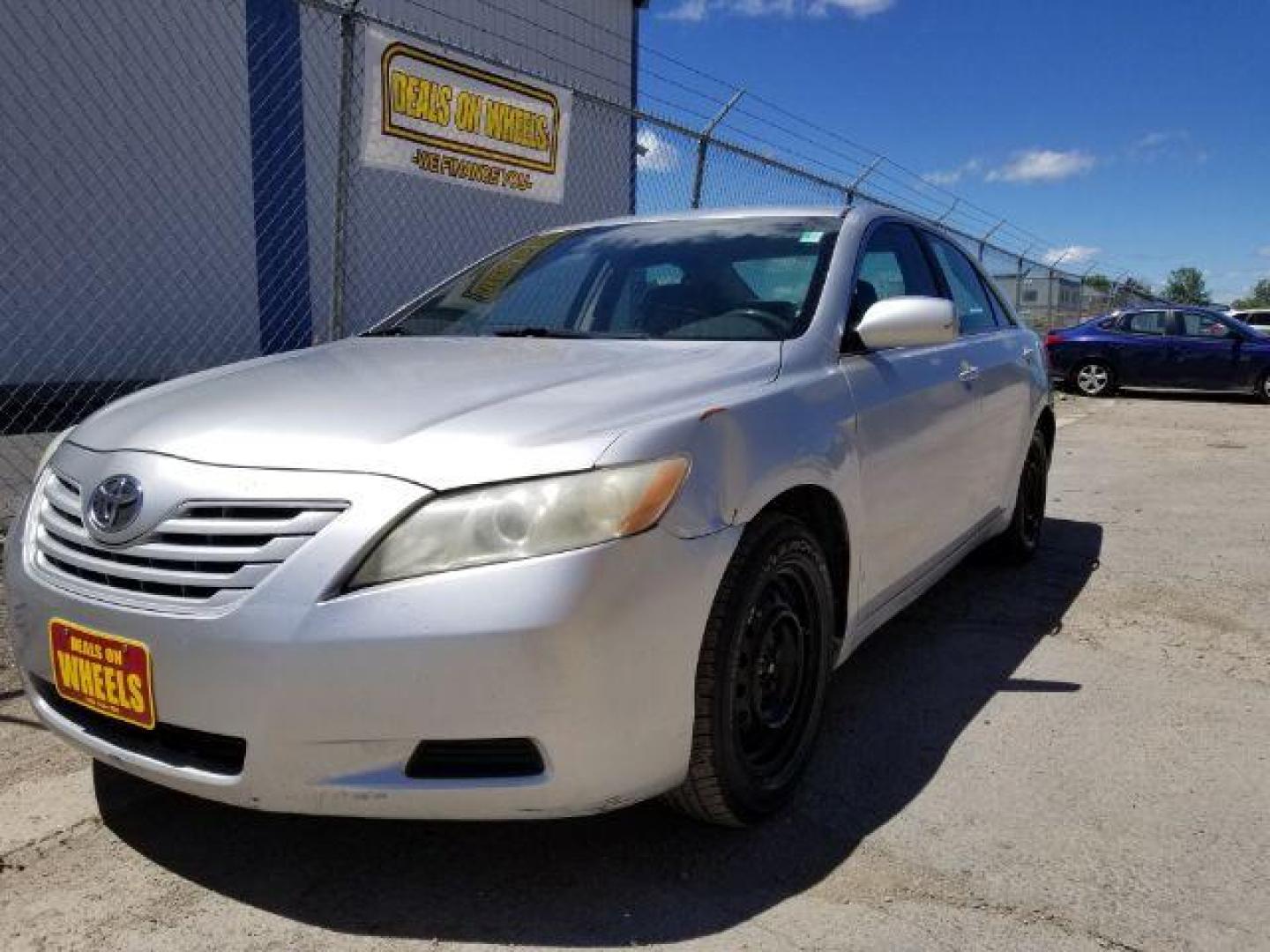 2008 Classic Silver Metal Toyota Camry LE 5-Spd AT (4T1BE46K88U) with an 2.4L L4 DOHC 16V engine, 5-Speed Automatic transmission, located at 1800 West Broadway, Missoula, 59808, (406) 543-1986, 46.881348, -114.023628 - Photo#0