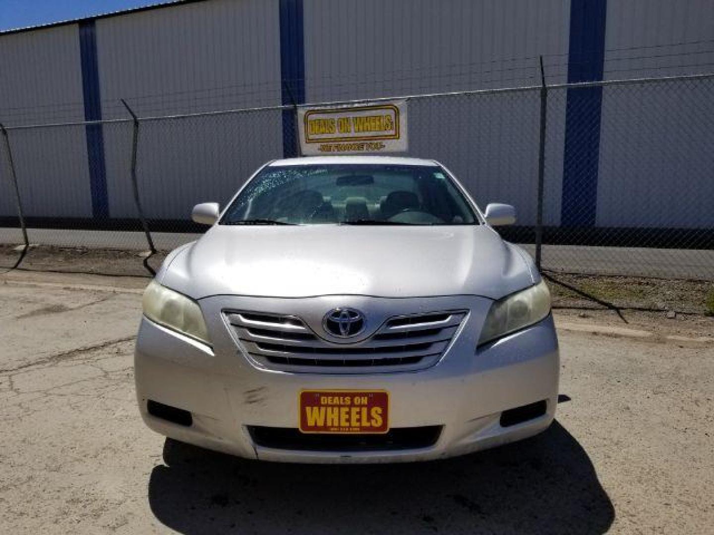 2008 Classic Silver Metal Toyota Camry LE 5-Spd AT (4T1BE46K88U) with an 2.4L L4 DOHC 16V engine, 5-Speed Automatic transmission, located at 1800 West Broadway, Missoula, 59808, (406) 543-1986, 46.881348, -114.023628 - Photo#1