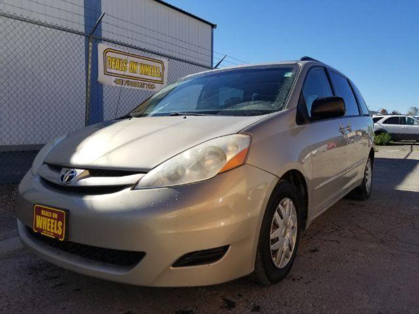 2008 Desert Sand Mica Toyota Sienna CE FWD 8-Passenger (5TDZK23C58S) with an 3.5L V6 EFI DOHC 24V engine, 5-Speed Automatic transmission, located at 601 E. Idaho St., Kalispell, MT, 59901, 48.203983, -114.308662 - Photo#0