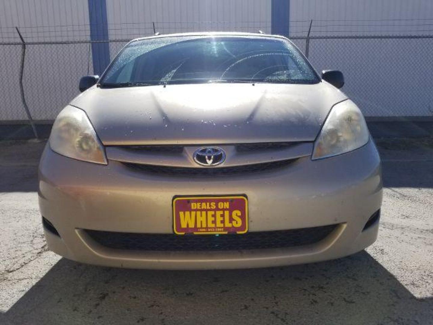 2008 Desert Sand Mica Toyota Sienna CE FWD 8-Passenger (5TDZK23C58S) with an 3.5L V6 EFI DOHC 24V engine, 5-Speed Automatic transmission, located at 601 E. Idaho St., Kalispell, MT, 59901, 48.203983, -114.308662 - Photo#1