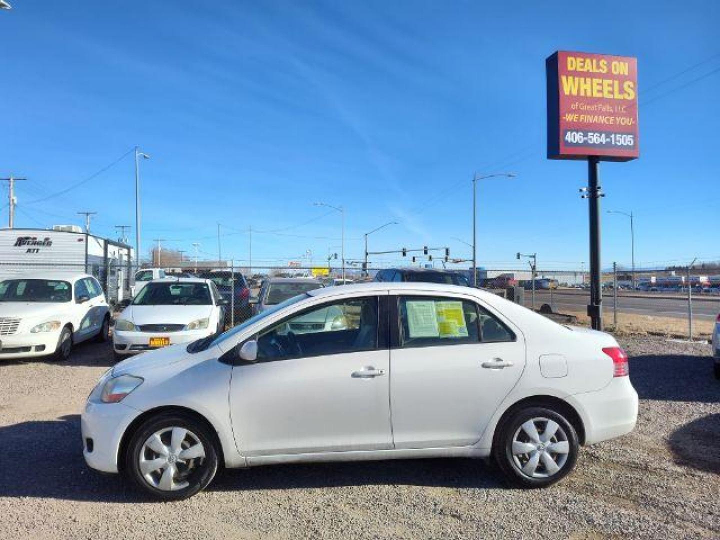 2008 Toyota Yaris Sedan S (JTDBT903X81) with an 1.5L L4 DOHC 16V engine, located at 4801 10th Ave S,, Great Falls, MT, 59405, 47.494347, -111.229942 - Photo#1