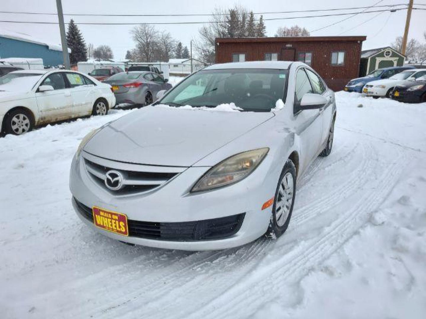 2009 Brilliant Silver Metallic Mazda Mazda6 i SV (1YVHP80A395) with an 2.5L L4 DOHC 16V engine, located at 4801 10th Ave S,, Great Falls, MT, 59405, 47.494347, -111.229942 - Photo#0