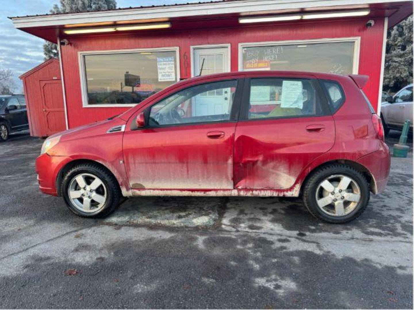 2009 Pontiac G3 Base (KL2TD66E49B) with an 1.6L L4 DOHC 16V engine, located at 601 E. Idaho St., Kalispell, MT, 59901, 48.203983, -114.308662 - Photo#1