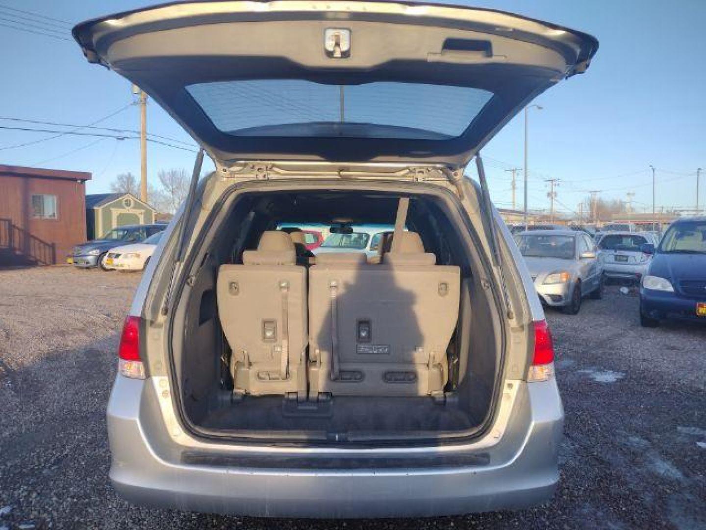 2010 Honda Odyssey EX (5FNRL3H48AB) with an 3.5L V6 SOHC 24V engine, 5-Speed Automatic transmission, located at 4801 10th Ave S,, Great Falls, MT, 59405, 47.494347, -111.229942 - Are you in the market for a reliable and spacious minivan? Look no further than this 2010 Honda Odyssey EX, available at DOW - Great Falls in Great Falls, MT. This pre-owned vehicle is priced at $14,495, making it an affordable option for families on a budget. With its impressive features and excell - Photo#0