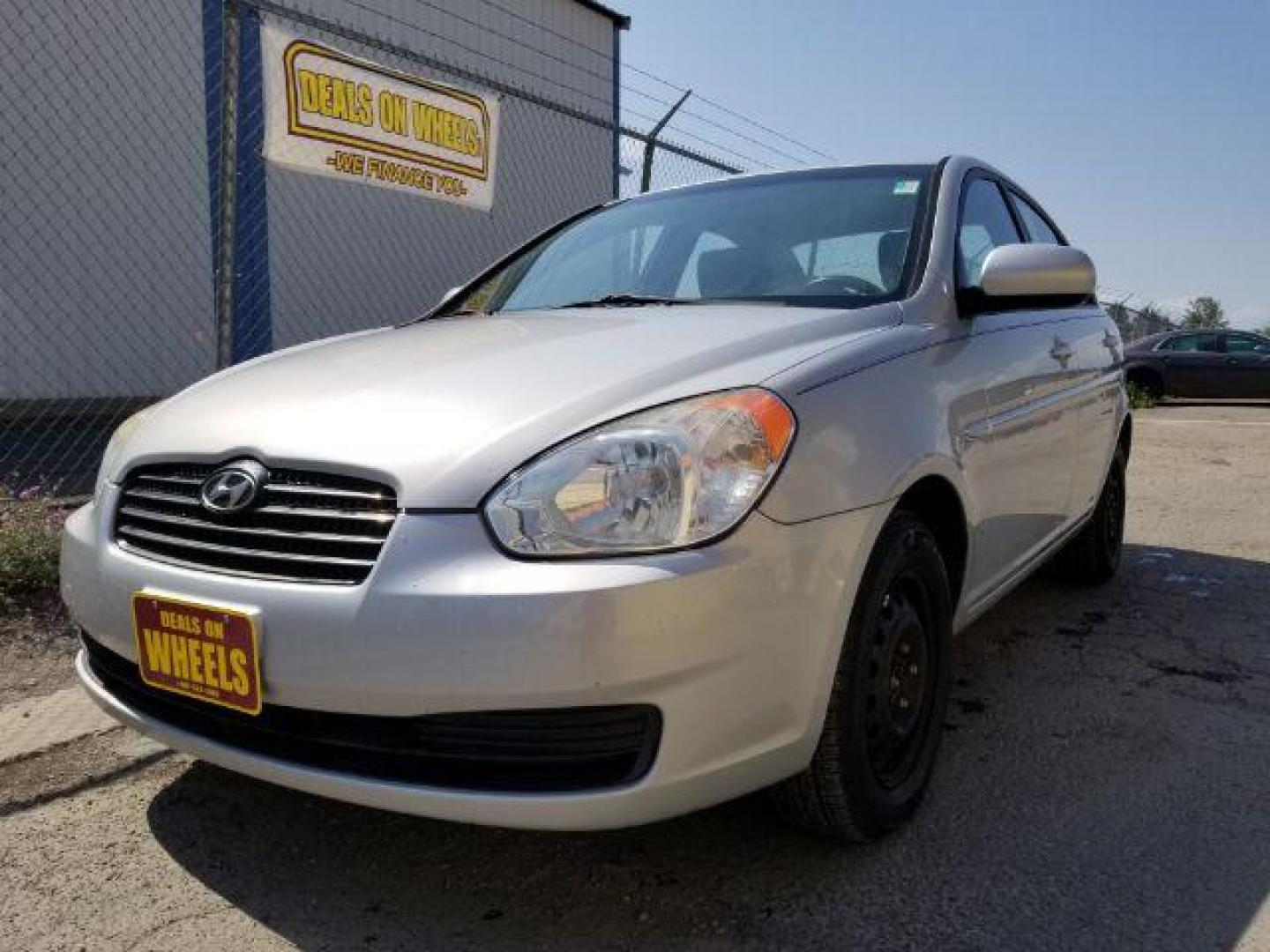 2010 Hyundai Accent GLS 4-Door (KMHCN4ACXAU) with an 1.6L L4 DOHC 16V engine, located at 4801 10th Ave S,, Great Falls, MT, 59405, 47.494347, -111.229942 - Photo#0