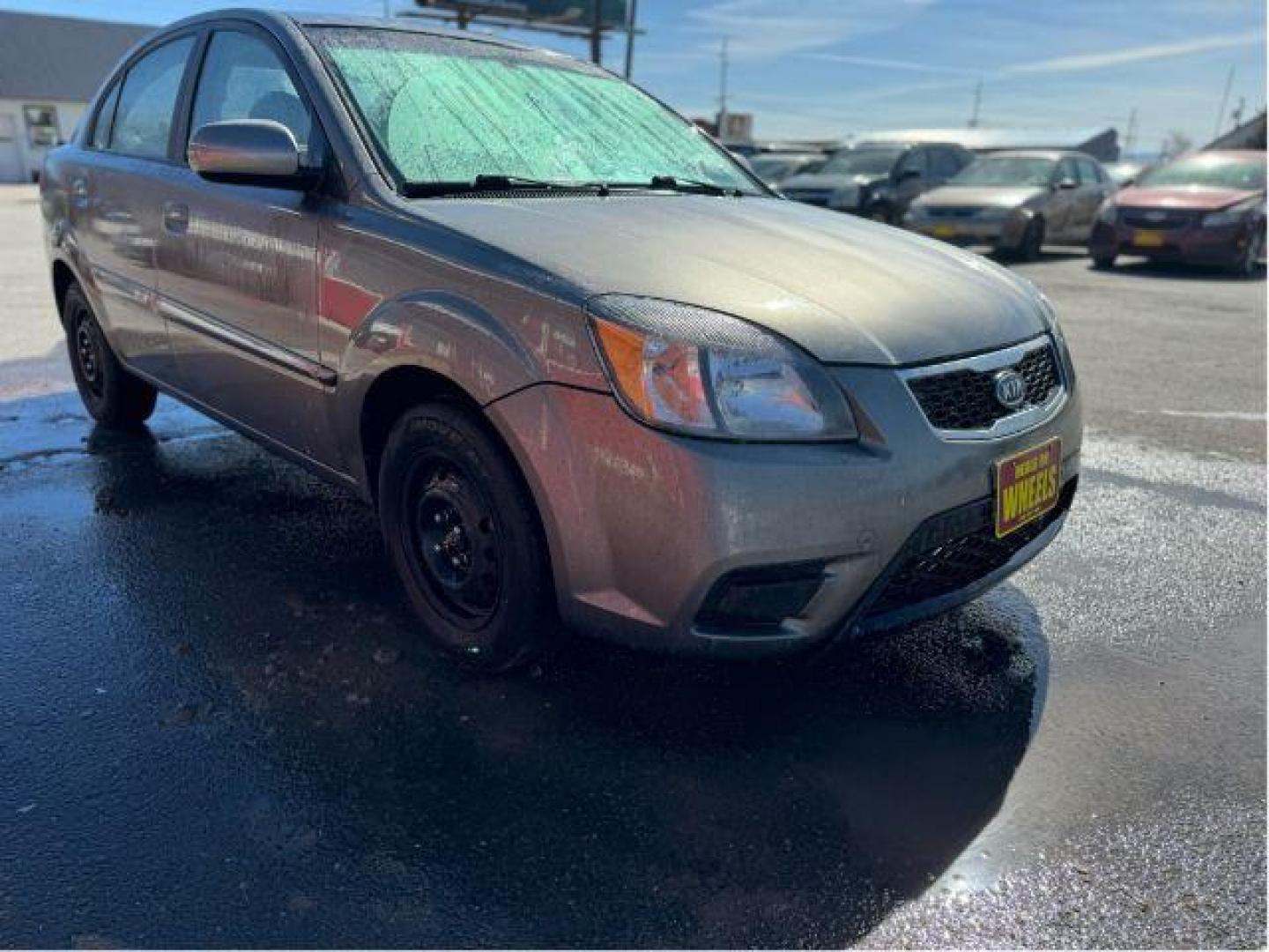 2010 Kia Rio LX (KNADH4A31A6) with an 1.6L L4 DOHC 16V engine, located at 601 E. Idaho St., Kalispell, MT, 59901, 48.203983, -114.308662 - Photo#3