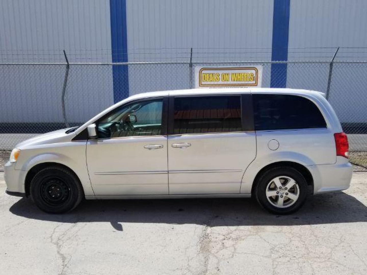 2012 Bright Silver Metallic /Black Cloth Interior Dodge Grand Caravan Crew (2C4RDGDG2CR) with an 3.6L V6 DOHC 24V engine, 6-Speed Automatic transmission, located at 1800 West Broadway, Missoula, 59808, (406) 543-1986, 46.881348, -114.023628 - Photo#2