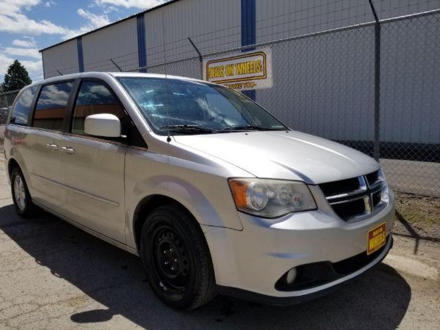 2012 Bright Silver Metallic /Black Cloth Interior Dodge Grand Caravan Crew (2C4RDGDG2CR) with an 3.6L V6 DOHC 24V engine, 6-Speed Automatic transmission, located at 1800 West Broadway, Missoula, 59808, (406) 543-1986, 46.881348, -114.023628 - Photo#6