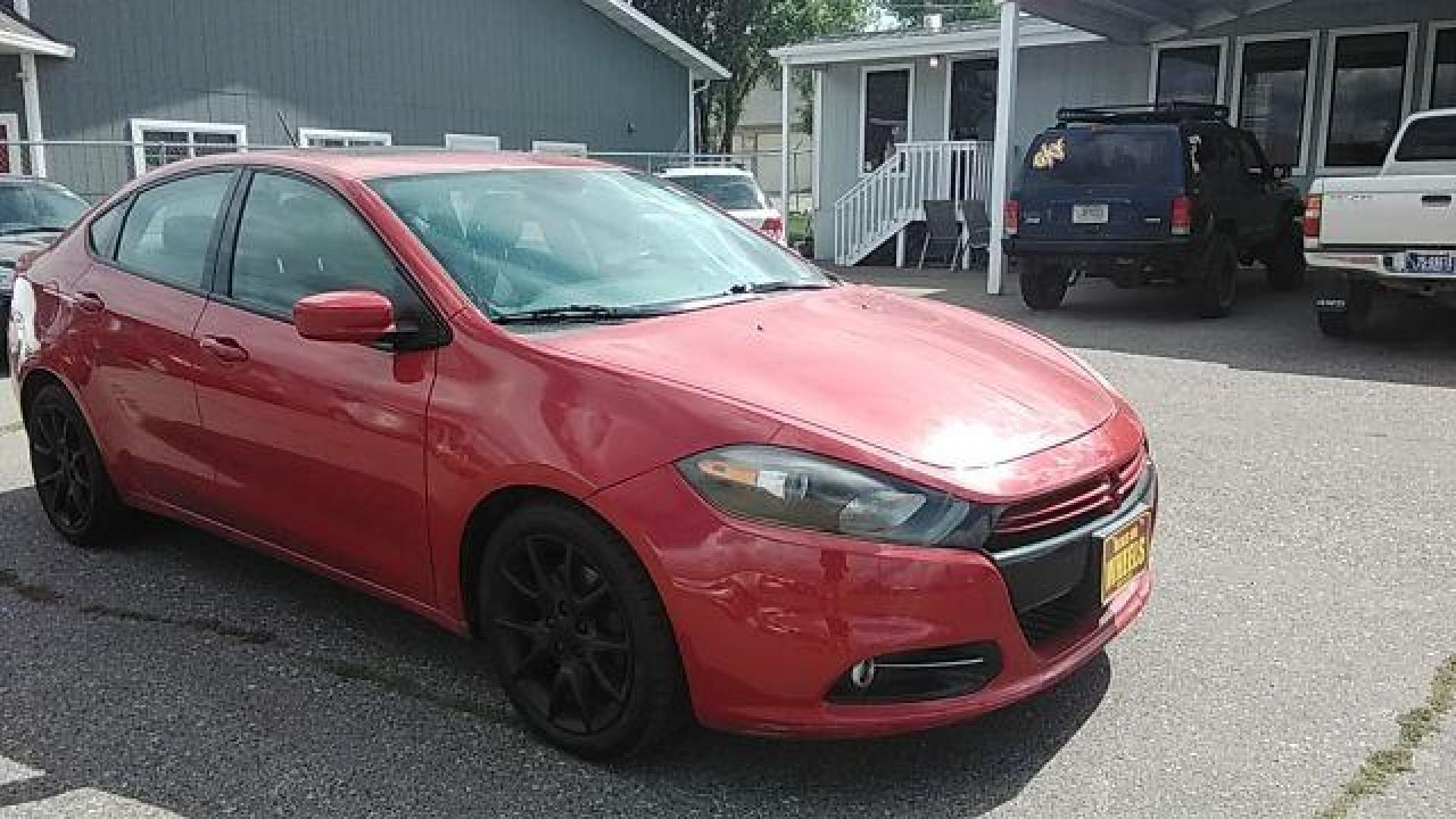 2013 Dodge Dart SXT (1C3CDFBHXDD) with an 1.4L L4 DOHC 16V TURBO engine, located at 1800 West Broadway, Missoula, 59808, (406) 543-1986, 46.881348, -114.023628 - Photo#2