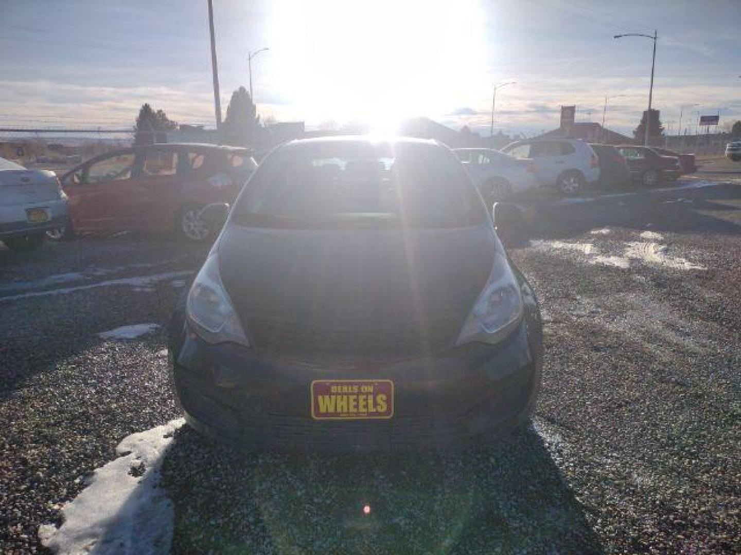 2013 Aurora Black Pearl Kia Rio LX (KNADM4A33D6) with an 1.6L L4 DOHC 16V engine, located at 4801 10th Ave S,, Great Falls, MT, 59405, 47.494347, -111.229942 - Photo#7