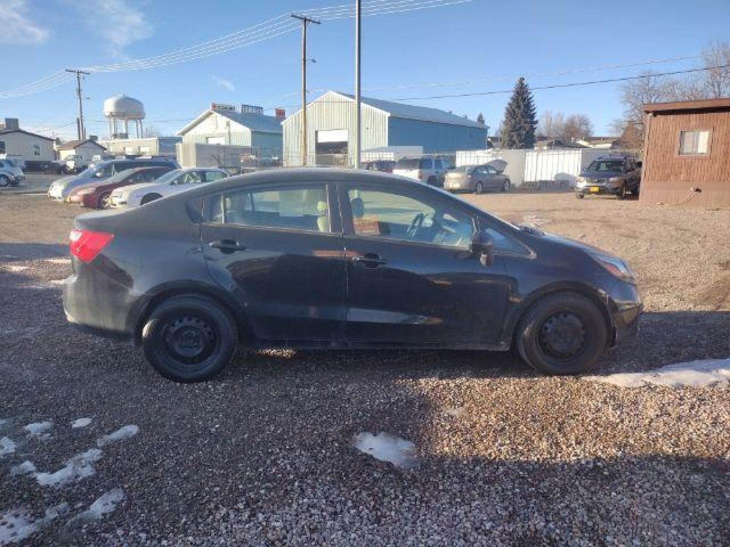 2013 Aurora Black Pearl Kia Rio LX (KNADM4A33D6) with an 1.6L L4 DOHC 16V engine, located at 4801 10th Ave S,, Great Falls, MT, 59405, 47.494347, -111.229942 - Photo#5