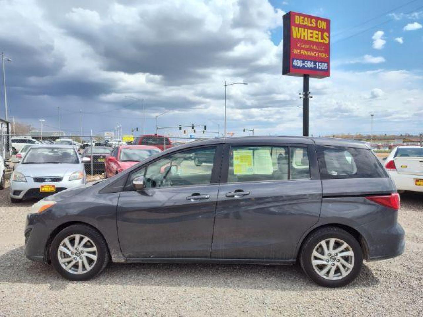 2014 Mazda MAZDA5 Sport AT (JM1CW2BL5E0) with an 2.5L L4 DOHC 16V engine, 5-Speed Automatic transmission, located at 4801 10th Ave S,, Great Falls, MT, 59405, 47.494347, -111.229942 - Photo#1