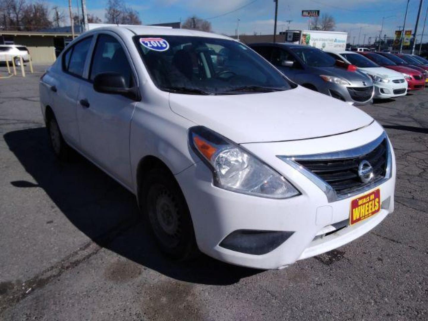 2015 Nissan Versa 1.6 S 5M (3N1CN7AP6FL) with an 1.6L L4 DOHC 16V engine, 5-Speed Manual transmission, located at 4047 Montana Ave., Billings, MT, 59101, 45.770847, -108.529800 - Photo#3