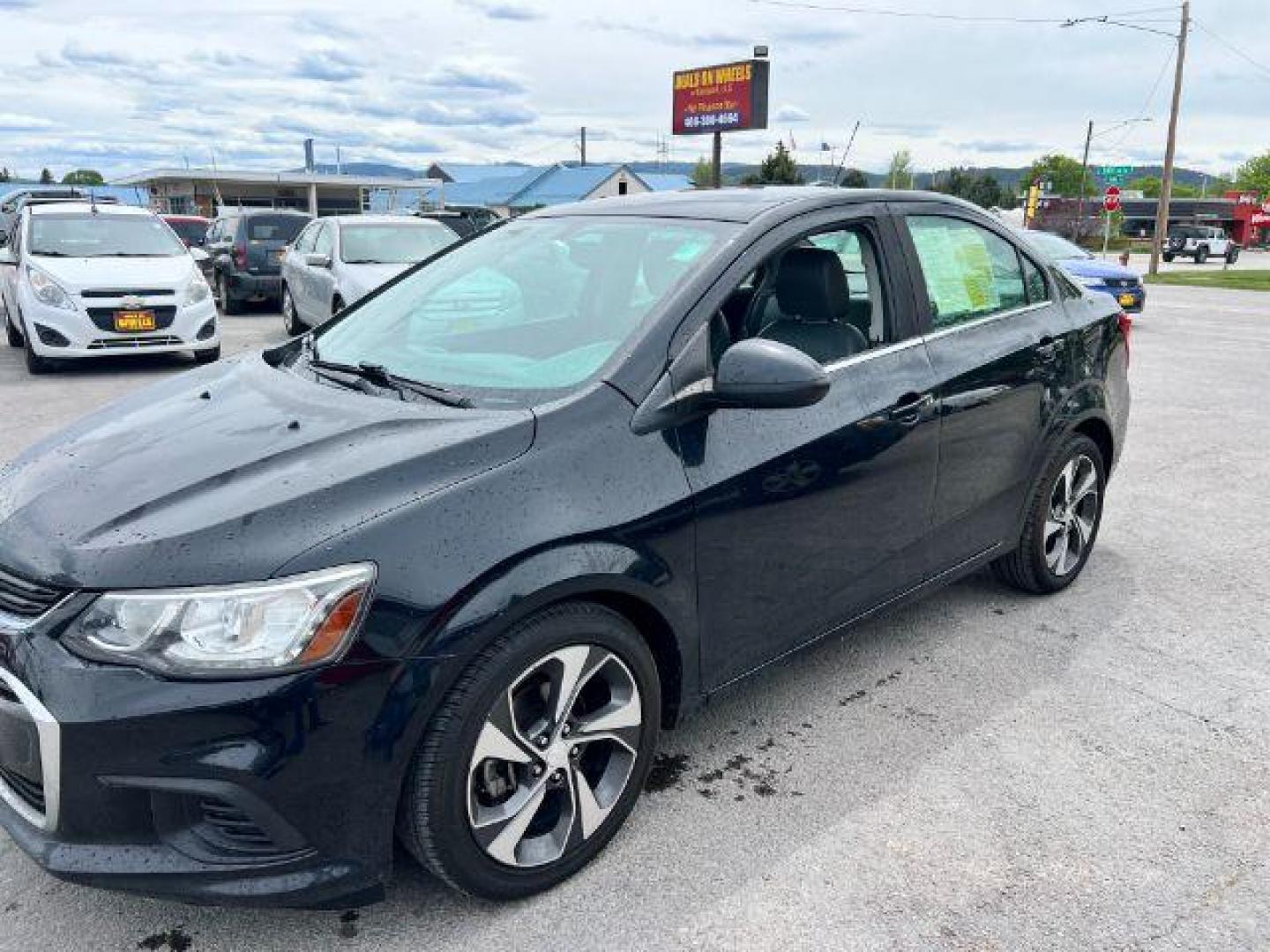 2017 Chevrolet Sonic Premier Manual Sedan (1G1JF5SBXH4) with an 1.4L L4 DOHC 24V TURBO engine, 5-Speed Manual transmission, located at 601 E. Idaho St., Kalispell, MT, 59901, 48.203983, -114.308662 - Photo#0